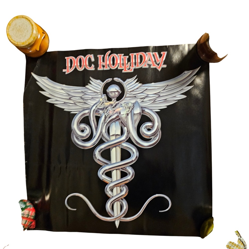 Doc Holliday Self Titled Vintage 1981 Promo Album Poster 24x24‎ A&M Records Rock